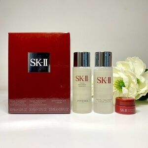 SK-II PITERA Kit  (3pc Set) Eye Cream, Essence, Treatment Lotion LOT New In Box